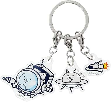 【1109 - 3】摘ままれにゃんこのキーホルダー／ペンダント 1109 - 3】摘ままれにゃんこのキーホルダー／ペンダント - メルカリ